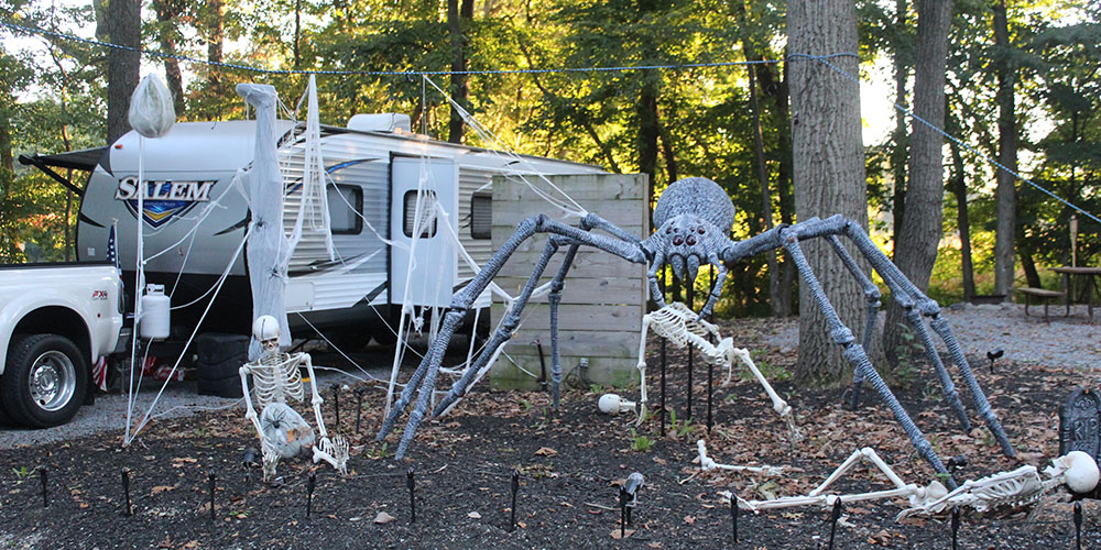 This campground has great halloween events!