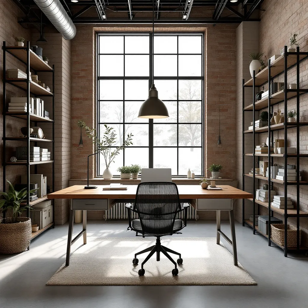 洋書 Industrial chic Industrial Chic Home Office Inspiration | Muse by Wayfair