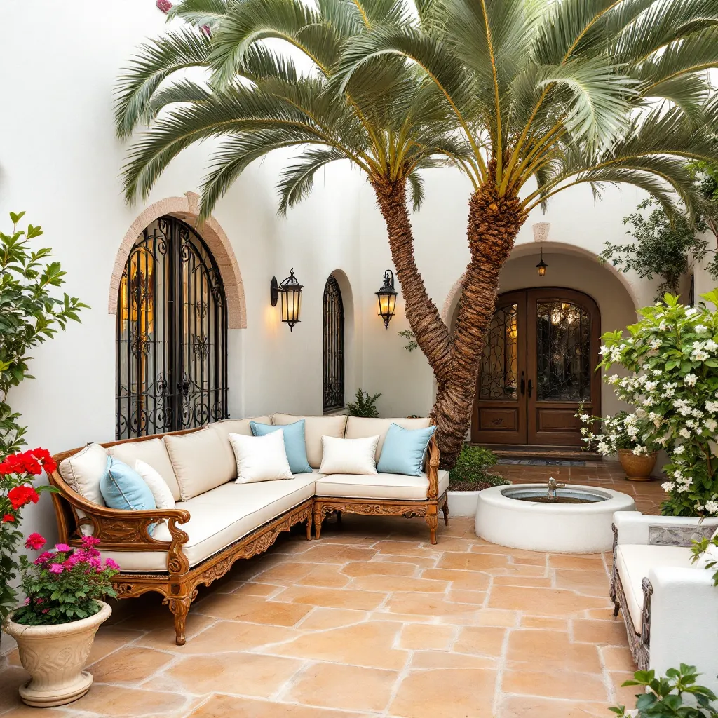 Mediterranean-style Courtyard Design Inspiration | Muse by Wayfair, image size:1024x1024
