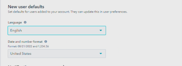 Language and Date and number