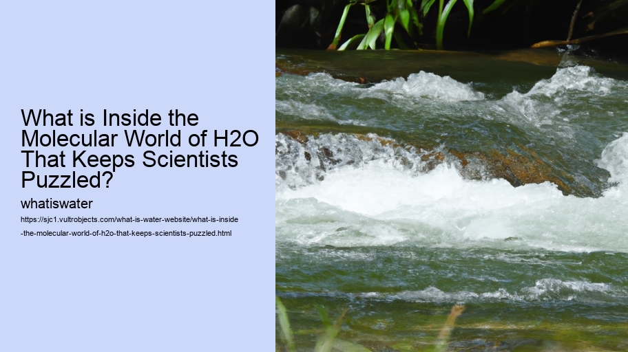 What is Inside the Molecular World of H2O That Keeps Scientists Puzzled?