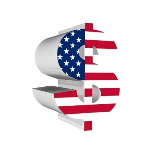 US Flag Dollar Sign