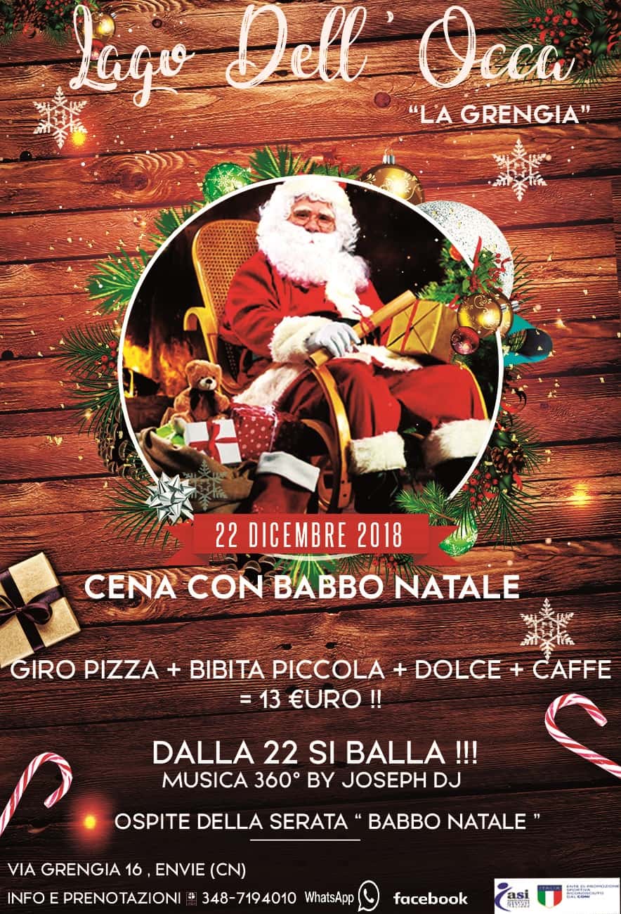 Babbo Natale Pizzeria.Sabato 22 Giro Pizza E Cena Con Babbo Natale Ballare Alla Grengia Whatsout