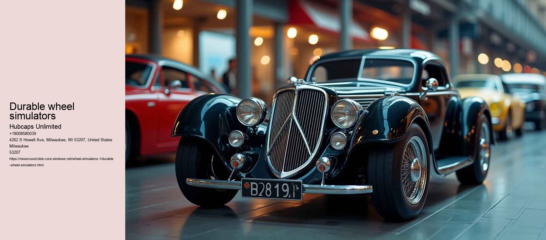 durable wheel simulators