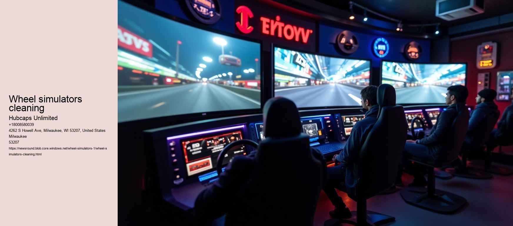 wheel simulators cleaning