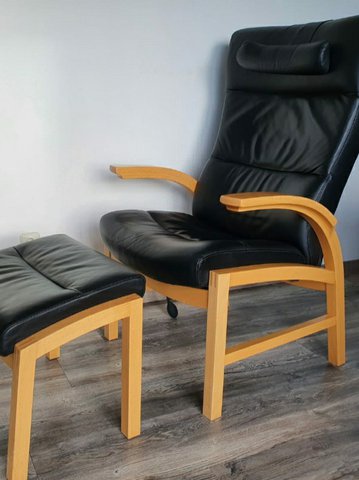 Farstrup design relaxfauteuil met voetenbank