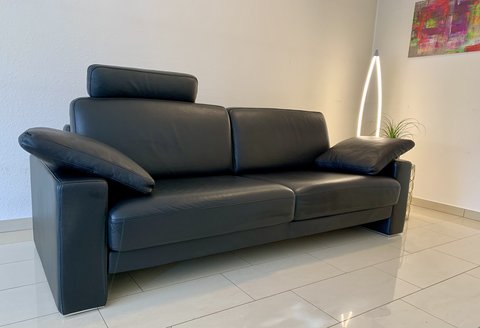 Rolf Benz Ego sofa - black Leather