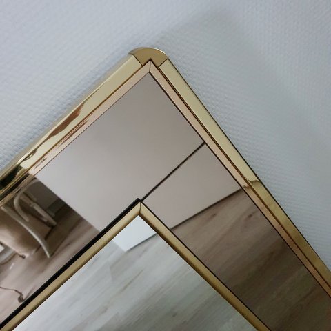 Belgo chromen spiegel 2-tone