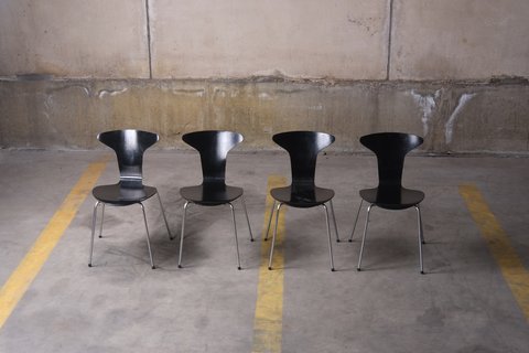 4x Arne Jacobsen - Fritz Hansen Mosquito chairs