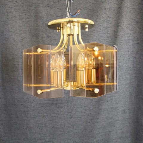 Vintage hollywood regency plafondlamp