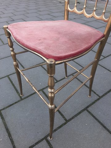 Chiavari Brass Chair - Vintage