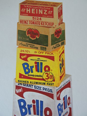 Andy Warhol Litho - Heinz Collage - Handgesigneerd