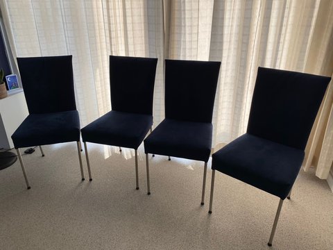4x Bert Plantagie stoelen ‘Jeanne’