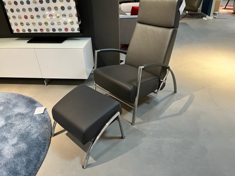 Harvink armchair Club Relax + stool