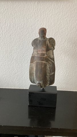 Fioen Blaisse brons beeld: danseres