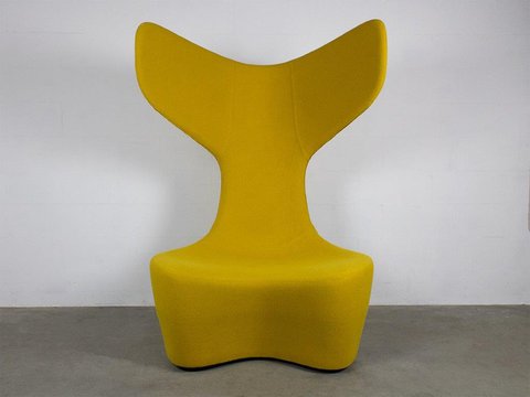 Cappellini Drum Chair by Mac Stopa Yellow