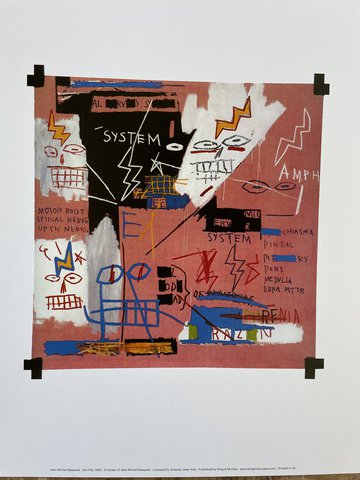 Jean Michel Basquiat-afdruk