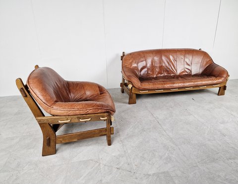 2x Vintage brutalist sofa, 1960s