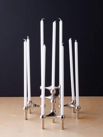 5x Hans Nagel candle holder by Werner Stoff