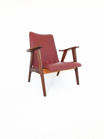 Vintage Louis van Teeffelen fauteuil / arm chair