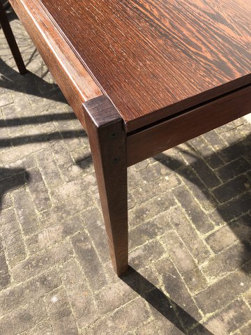 Cees Braakman vintage uitklapbare tafel + 2 stoelen