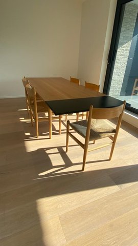 Hans Wegner - CPH327 tafel en CH36 stoelen