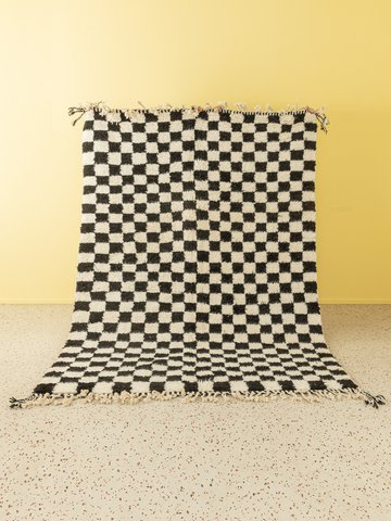 Classic Chess berber rug