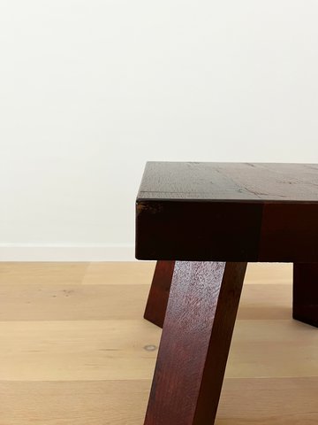 Side table in solid oak