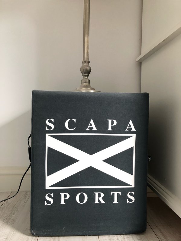 2 Scapa Sports Hockers Bedside tables