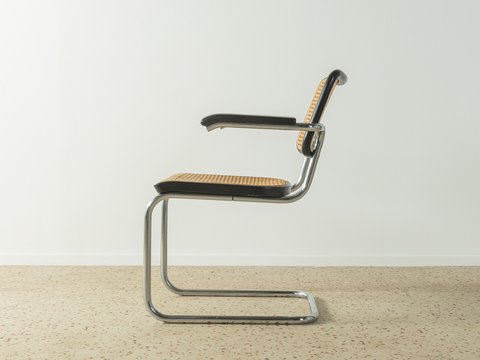 Thonet Tubular steel chair, model S 64, Marcel Breuer
