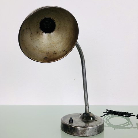 Bauhaus desk lamp steel
