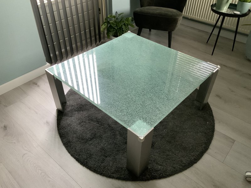 crackle coffee table