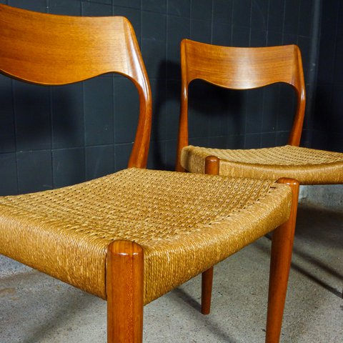 4x Fristho fauteuil by Howmand Olsen