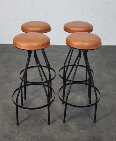 4x vintage stools