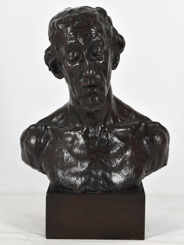  Rik Wouters (1882-1916) - Portrait bust of Edgard Tytgat