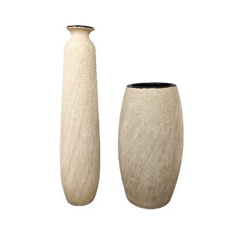 2x Deruta.Vases in Ceramic