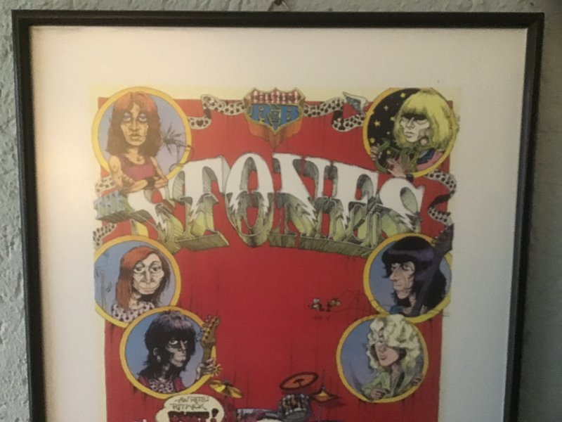 The Rolling Stones Peter Pontiac Litho 