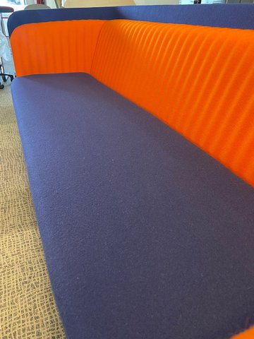Gispen design sofa - orange/blue