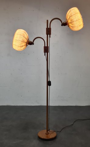 Vintage Deense vloerlamp