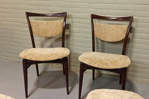 4x Louis van Teeffelen stoelen