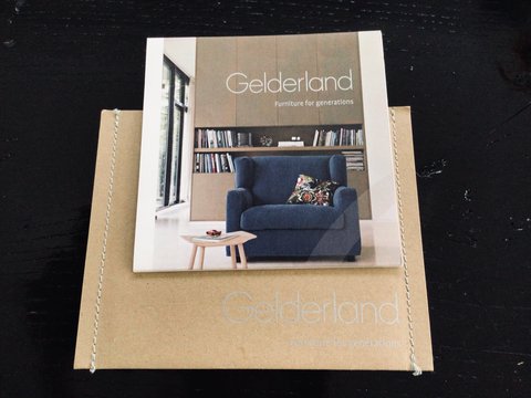 Gelderland 4800 sofa in black leather
