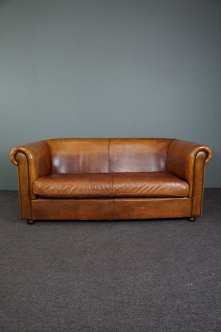 2,5-Sitzer-Sofa aus Rindsleder