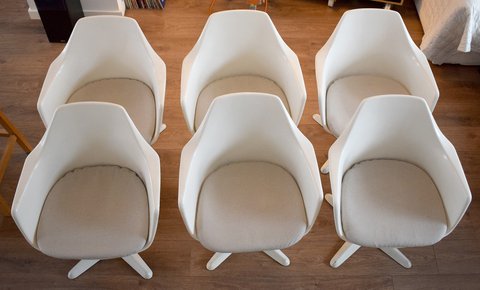 6 stuks Arkana Furniture Tulip Chairs 116