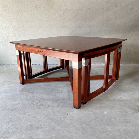 Schuitema Art Deco design extendable coffee table