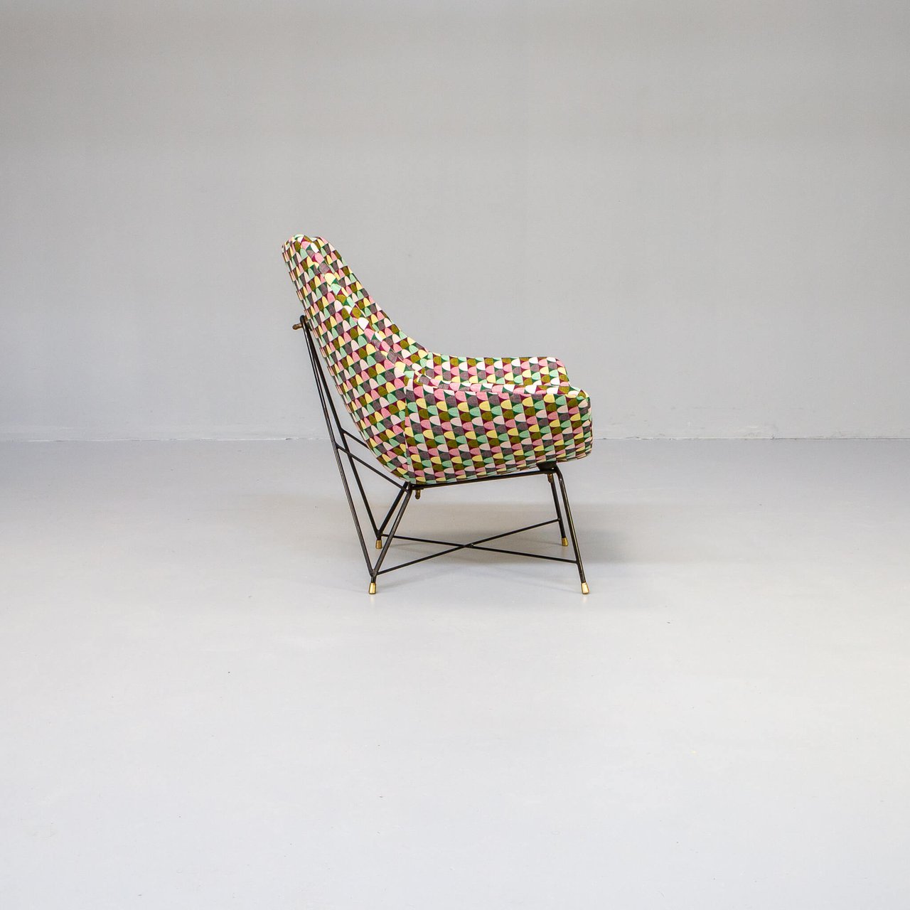Image 5 of Saporiti ‘Kosmos’ lounge fauteuil by  Augusto Bozzi