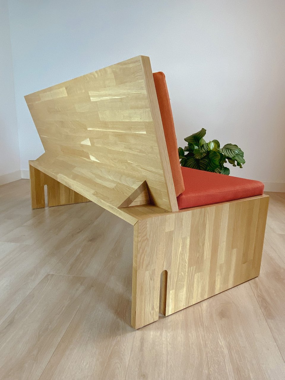 Oak design sofa from Sweden (reserved) image 4