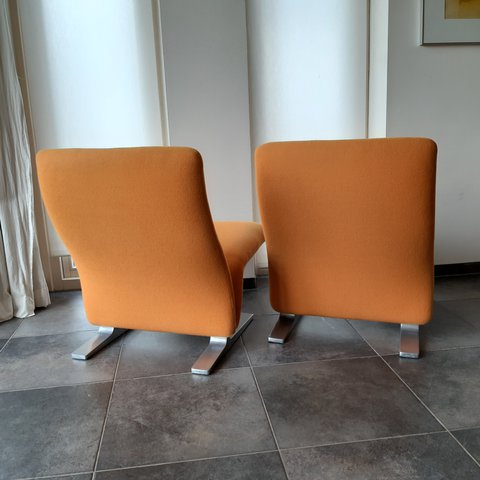2x Artifort Concorde fauteuils