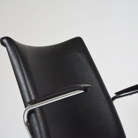 Vintage design De Wit model 3114 jaren 60 buisframe fauteuil