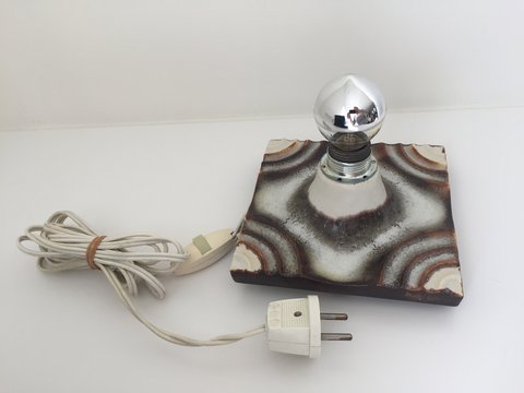 Fat Lava ceramic wall lamp - table lamp - 1960s.