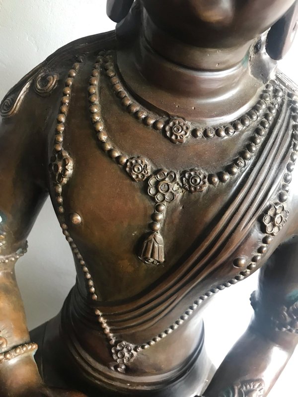 Antieke Boeddha brons